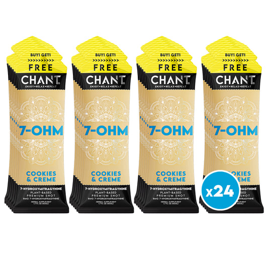 Chant 7-OHM Shot – Cookies & Creme - Pack of 24