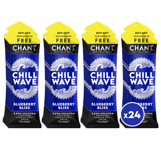 Chant Chill Wave Shot – Blueberry Bliss - Pack of 24