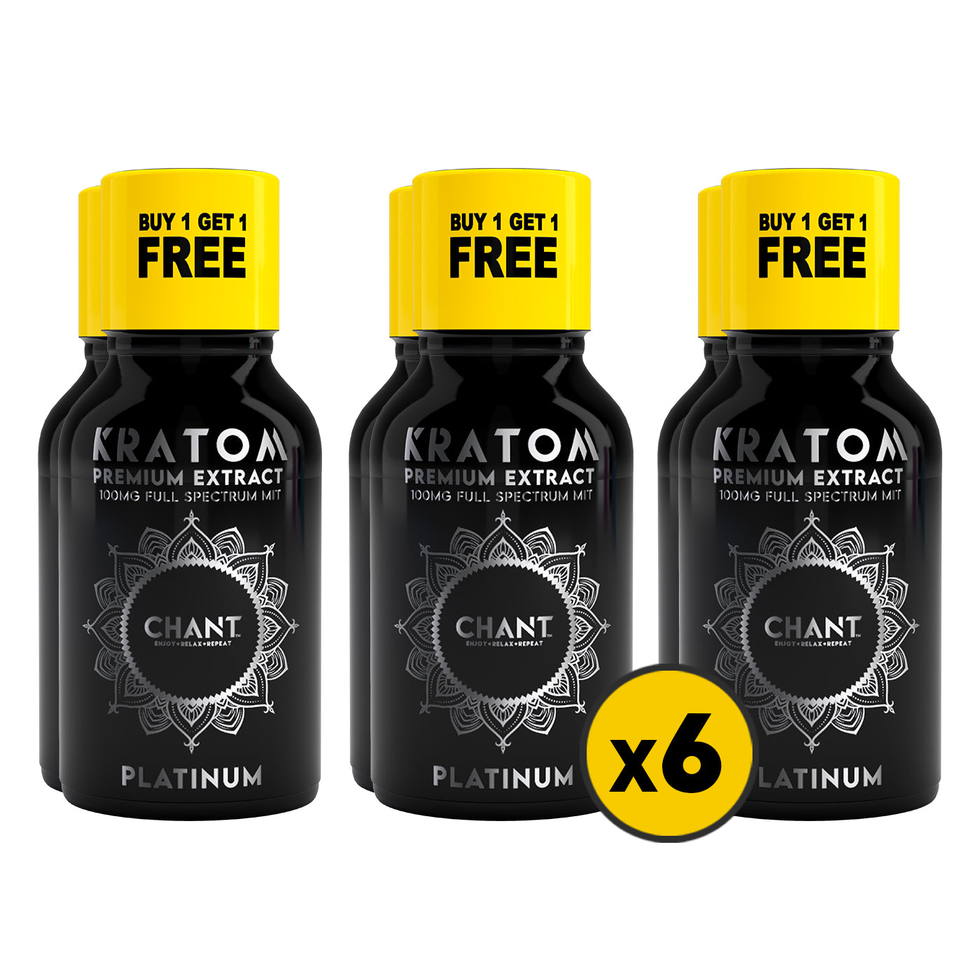 Chant Kratom Extract – Platinum 150 MIT (Pack of 6)