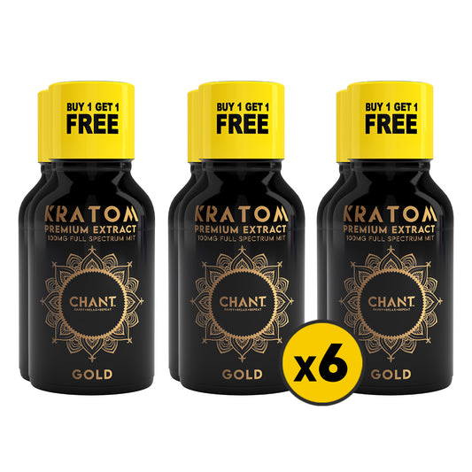 Chant Kratom Extract – Gold 125 MIT (Pack of 6)